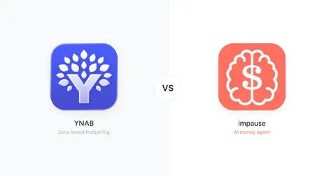 impause vs YNAB: a method you practice, or an agent that works while you don't (2026)